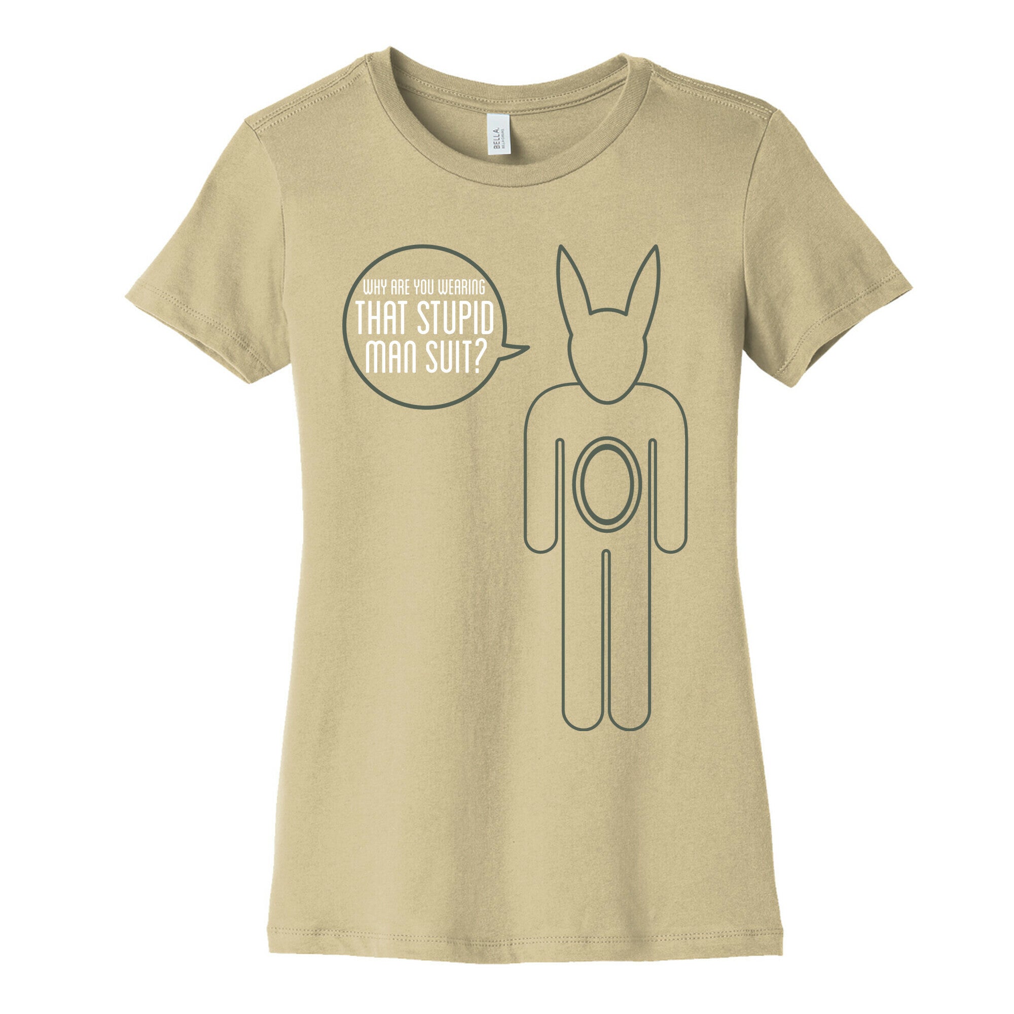 Stupid Man Suit Women's Cotton Tee